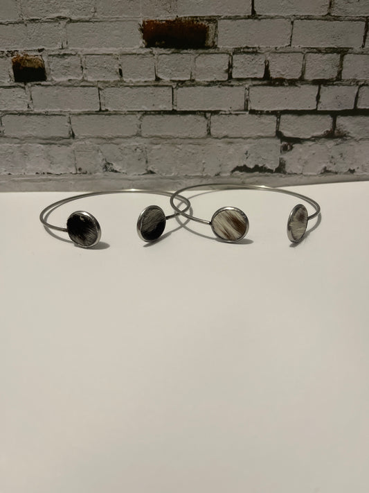 Cowhide Bangles
