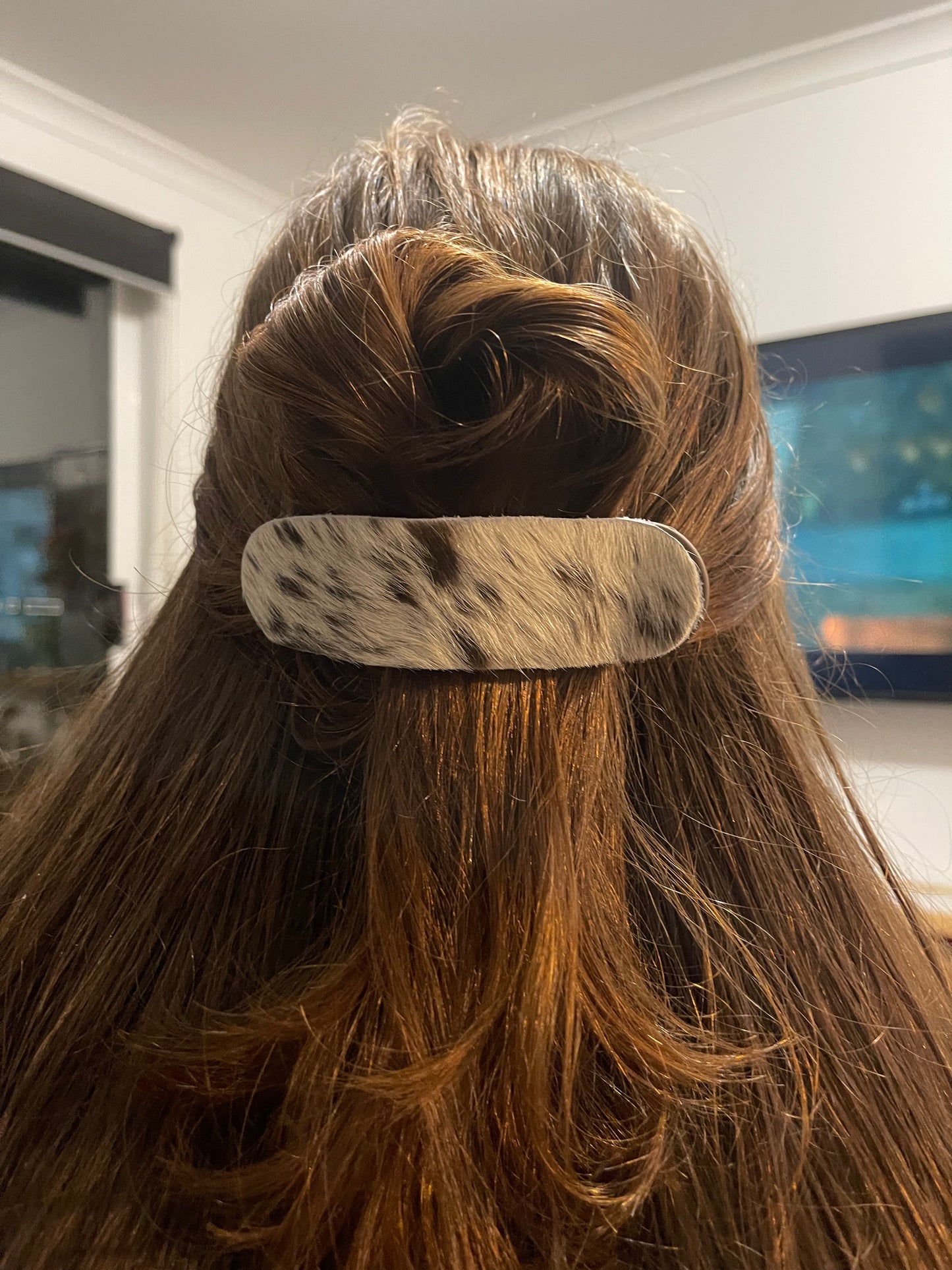 Cowhide Hair Clip