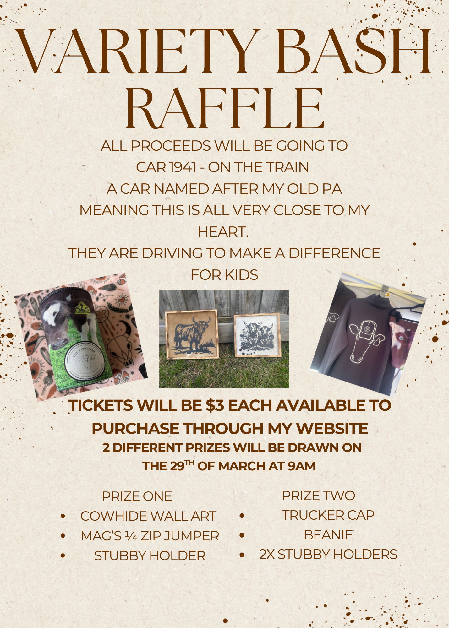 Variety Bash Raffle