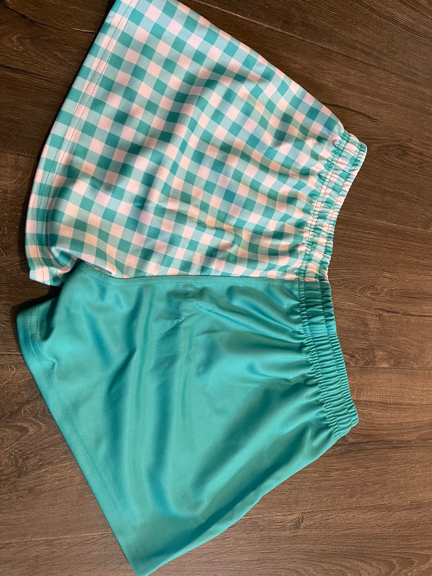Turquoise Stockyards Footy Shorts